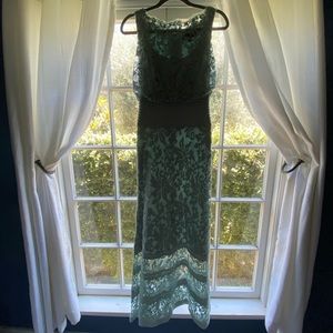 Tadashi Shoji long lace woman’s gown